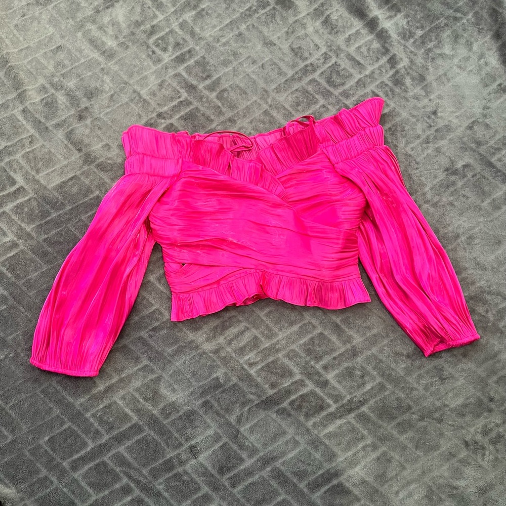 Love Stitch Pink Blouse Top